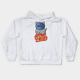 Stop Virus Kids Hoodie